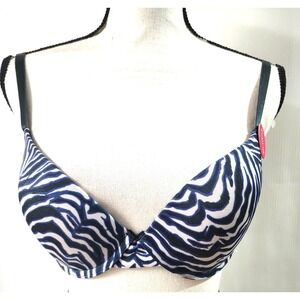 Isaac Mizrahi New York push up bra Size 36C Animal print NWT